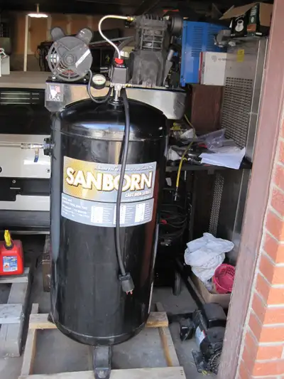 Sanborn 60 Gallon Oil-Lubricated Air Compressor, View more