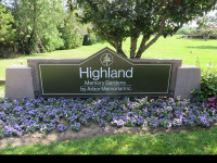 Highland Memory Gardens, North York, ON single plot for sale