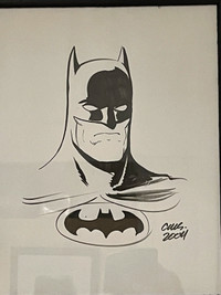 Batman original art sketches