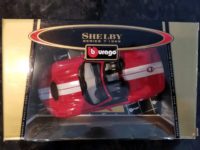 1:18 Diecast Burago 1999 Shelby Series 1 Red in Arts & Collectibles in Markham / York Region - Image 4