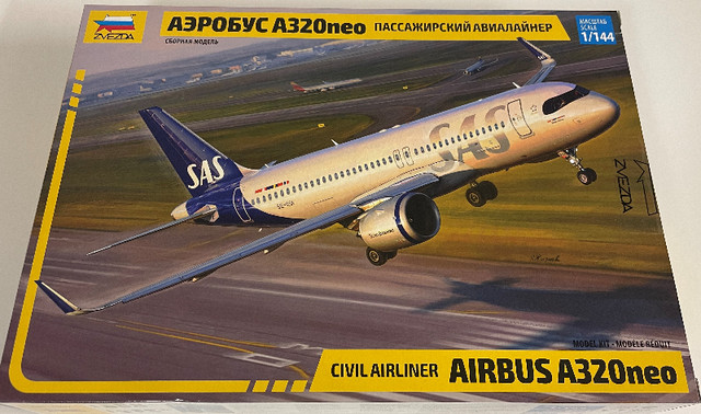 Zvezda 1/144 Airbus A320neo SAS in Toys & Games in Burnaby/New Westminster