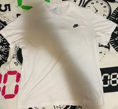 Nike T-Shirts (White & Grey), View more
