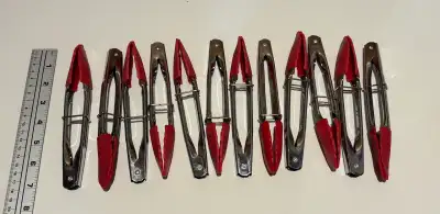 12 Mini Kitchen Tongs, View more
