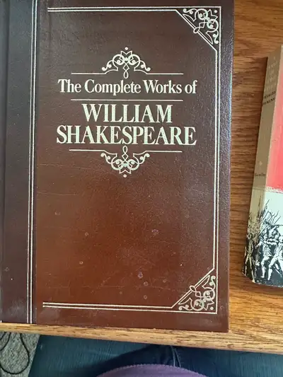 The Complete Works of William Shakespeare, Hardcover. A little wear on the edges from being actually...