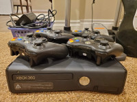XBOX 360 Console with 4 Controllers