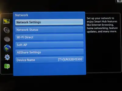 Samsung UN32EH5300 Smart 32" LCD TV, View more