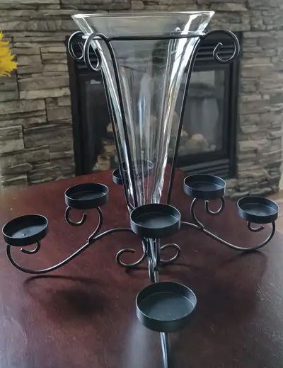 Vase with Candle Holders., View more