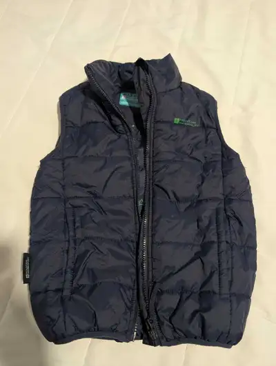 Boys Size 7-8 Navy Blue Warm Vest Mountain Warehouse, View more