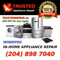 SAME-DAY Fridge / Washer / Dryer / Stove Repair Winnipeg