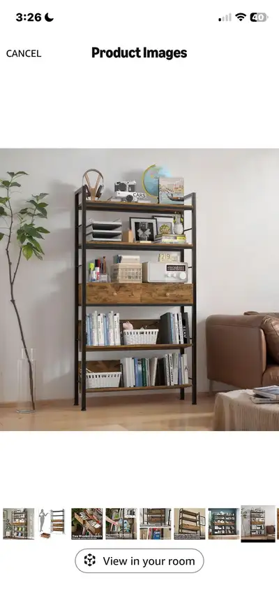 book shelf with drawers , View more