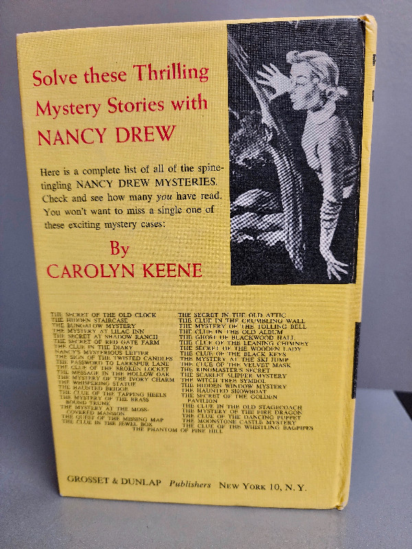 NANCY DREW PHANTOM OF PINE HILL - vintage, 1965 in Children & Young Adult in Regina - Image 2