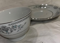 Single Tea Cup and Saucer China (2 Pcs)