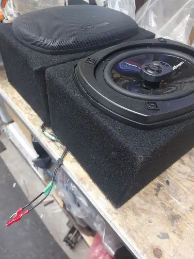 New 6x8 auto speakers. Thought they would work in my car but the stereo radio did not work. Decided...