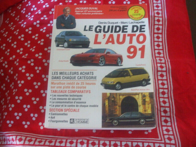 Carnet de route, L' Almanach de l'auto, Le guide de l'auto dans Manuels  à Ville de Québec - Image 4