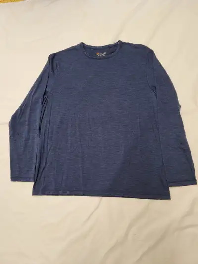 Men’s Navy Cloudveil 100% Merino Wool Base Layer Top, View more