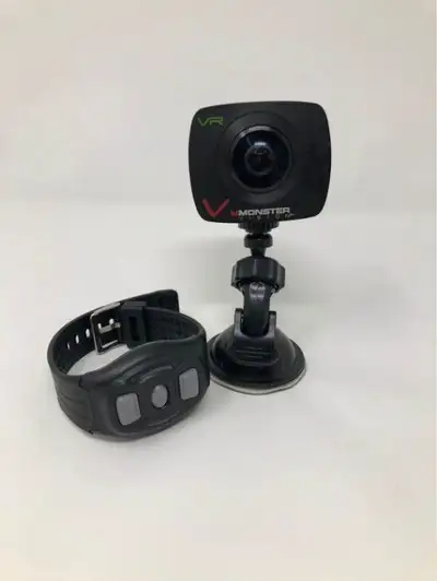 Virtual Reality Action Sports Camera gives you 360º viewing to relive more of your world Automatic S...