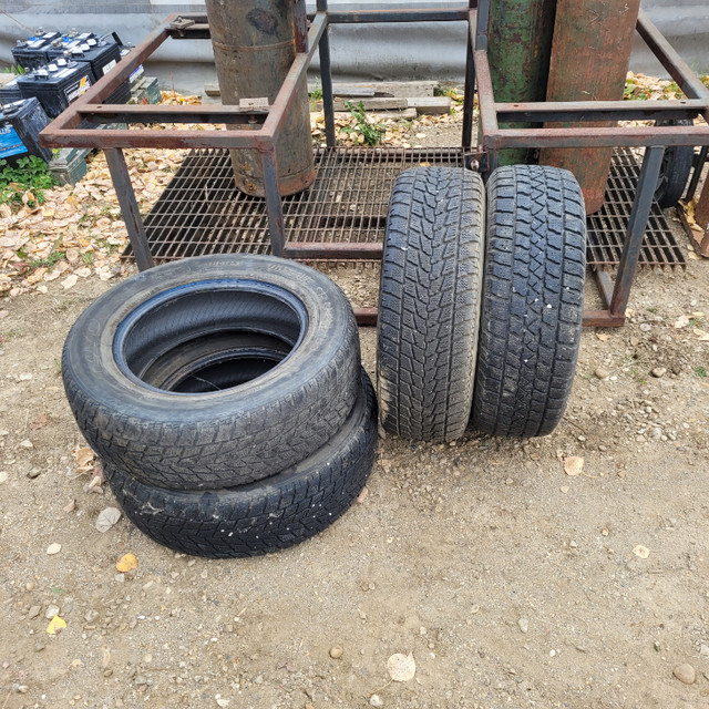winter tires  3 toyo  1 winter claw  205  65 r15 in Tires & Rims in Edmonton