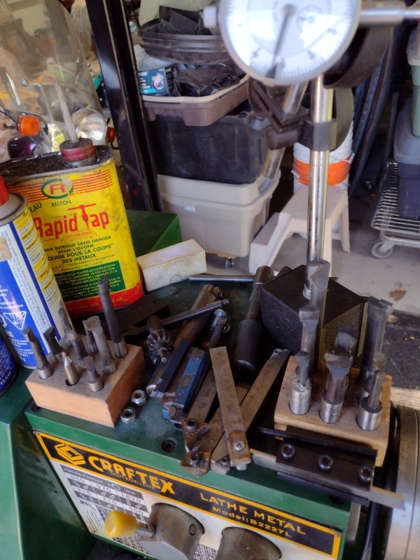 Craftex metal lathe 10 in x 18 in 3/4 hp w/stand 2000 Power Tools