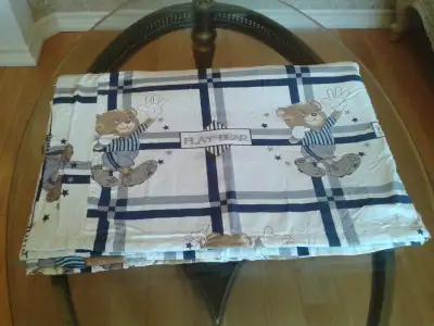 A Summer Blanket, Playing Bears Pattern,Good Condtion,Very Clean, View more