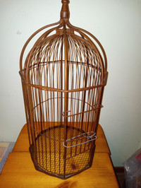 Vintage bird cage or home decor