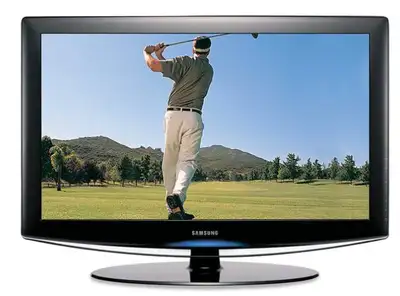 -great condition, not a scratch, barely used -model #: LN-T3253H; remote included, tv swivels +/- 20...