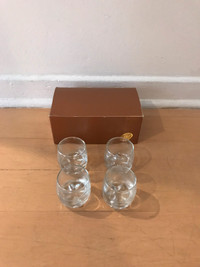 Set of 4 heavy bases shot glasses (2.8 ounce)- Verres De Liqueur