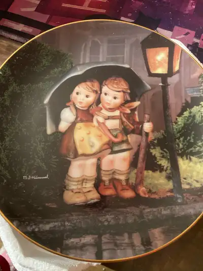 MJ Hummel plate “stormy weather” , View more