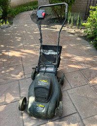 Yard works electric wired lawn mower 