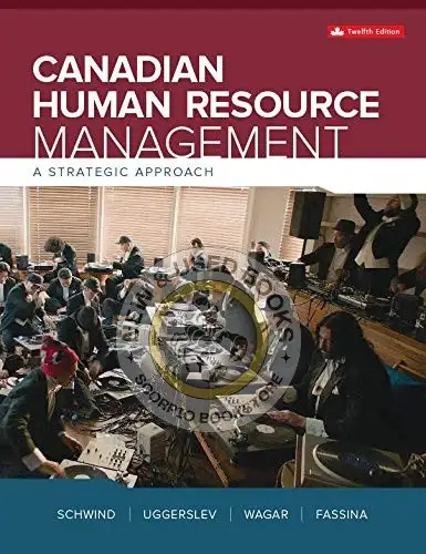 Canadian Human Resource Management 12E Schwind 9781259654923, View more