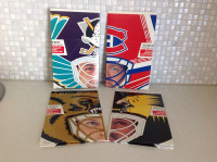 1994-95 Kraft Goalie Masks Complete set of 8