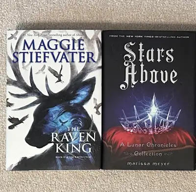YA books:  The Raven King and Stars Above (hardcover), View more