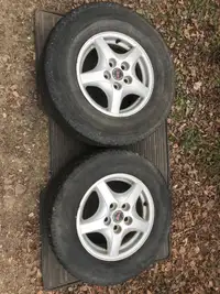 15 inch alloy wheels from a Pontiac Montana