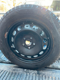 VW Snow Tires -  6 weeks of use only