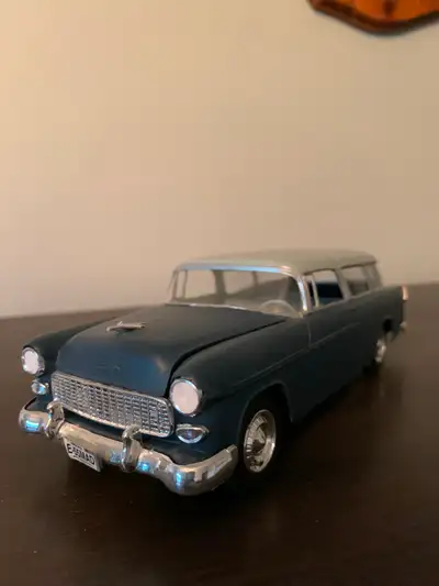 For sale is a 1/25 scale plastic model 1955 Chevy Nomad. It is nicely built by an adult and it is co...