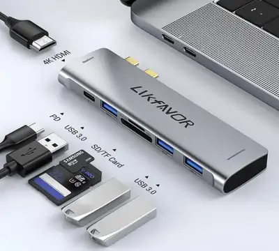 USB C Hub for MacBook computers, View more