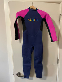 Natyfly full length kids wetsuit, size 2xl