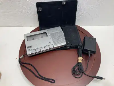 Walkman Sony TCM-280 Cassette with Adapter Rare. All buttons and knobs are tested working. Record is...