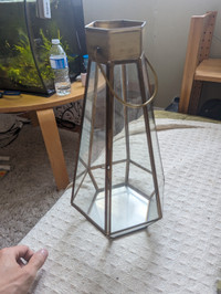 West Elm Faceted Lantern XL