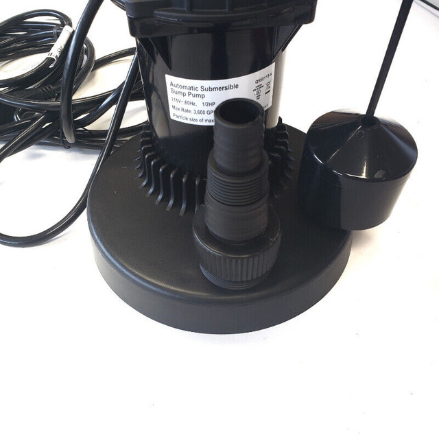 Sump Pump 1/2 HP - Brand New, UL/CSA Certified in Other in City of Toronto - Image 3