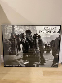 Vintage Robert Doisneau Poster The Kiss by the Hotel de Ville