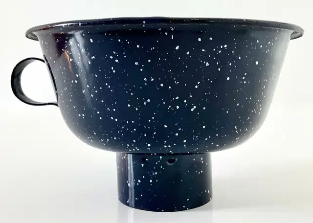 Vintage. Collection. Enamel funnel for jams in iron63417655496963122