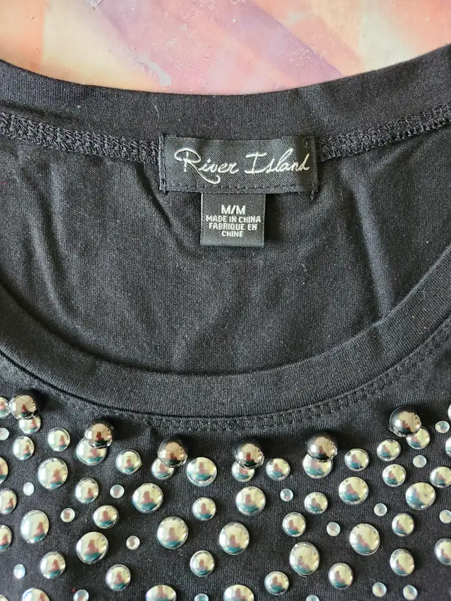 Black, metallic beaded mini dress in Women's - Dresses & Skirts in Kitchener / Waterloo - Image 6