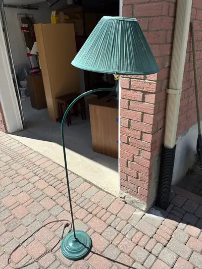 Vintage Green Arched Floor Lamp, View more