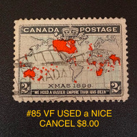 Canadian stamp #85 VF used nice cancel