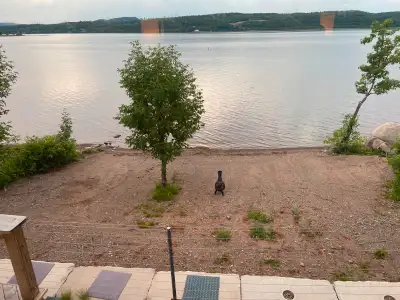 Two bedroom waterfront cottage available by the week. Fully equipped kitchen. Washer and dryer. Amaz...