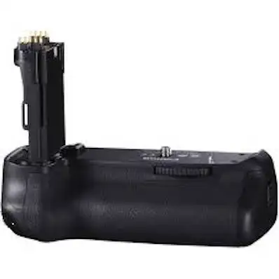 Large capacity battery grip designed for EOS 70D, with improved ergonomics for comfortable holding.^...