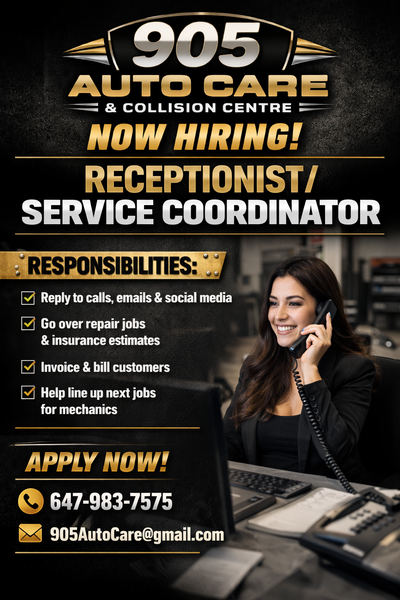 HIRING RECEPTIONIST, View more