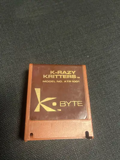 K-Byte K-razy Kritters Atari Game, View more