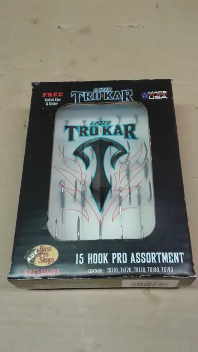 TROKAR FISHING HOOKS - 15 HOOK ASSORTMENT, View more