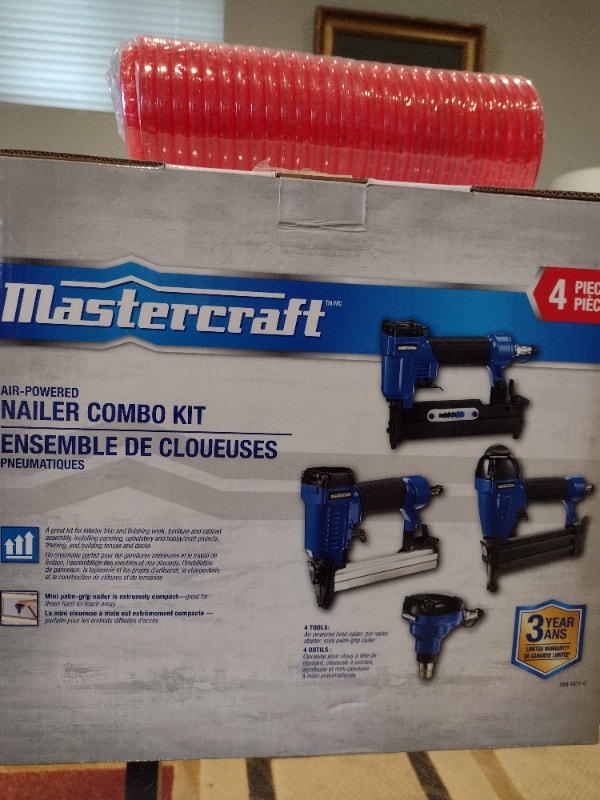 Mastercraft airpowered nailer combo kit Power Tools Guelph Kijiji